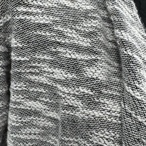 Motherhood Maternity Gray White Waterfall Cardigan Sweater Womens‎ M Textured - Picture 5 of 6